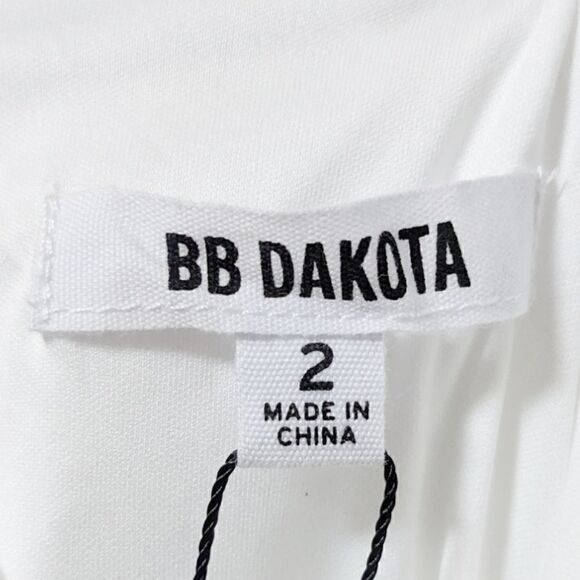 BB Dakota Bryn Lace Halter Mini Dress White Lined - Picture 4 of 10